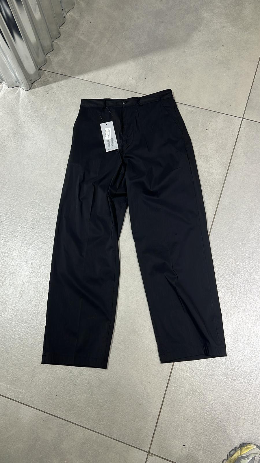 PANT FONDO AMPIO NERO 2230