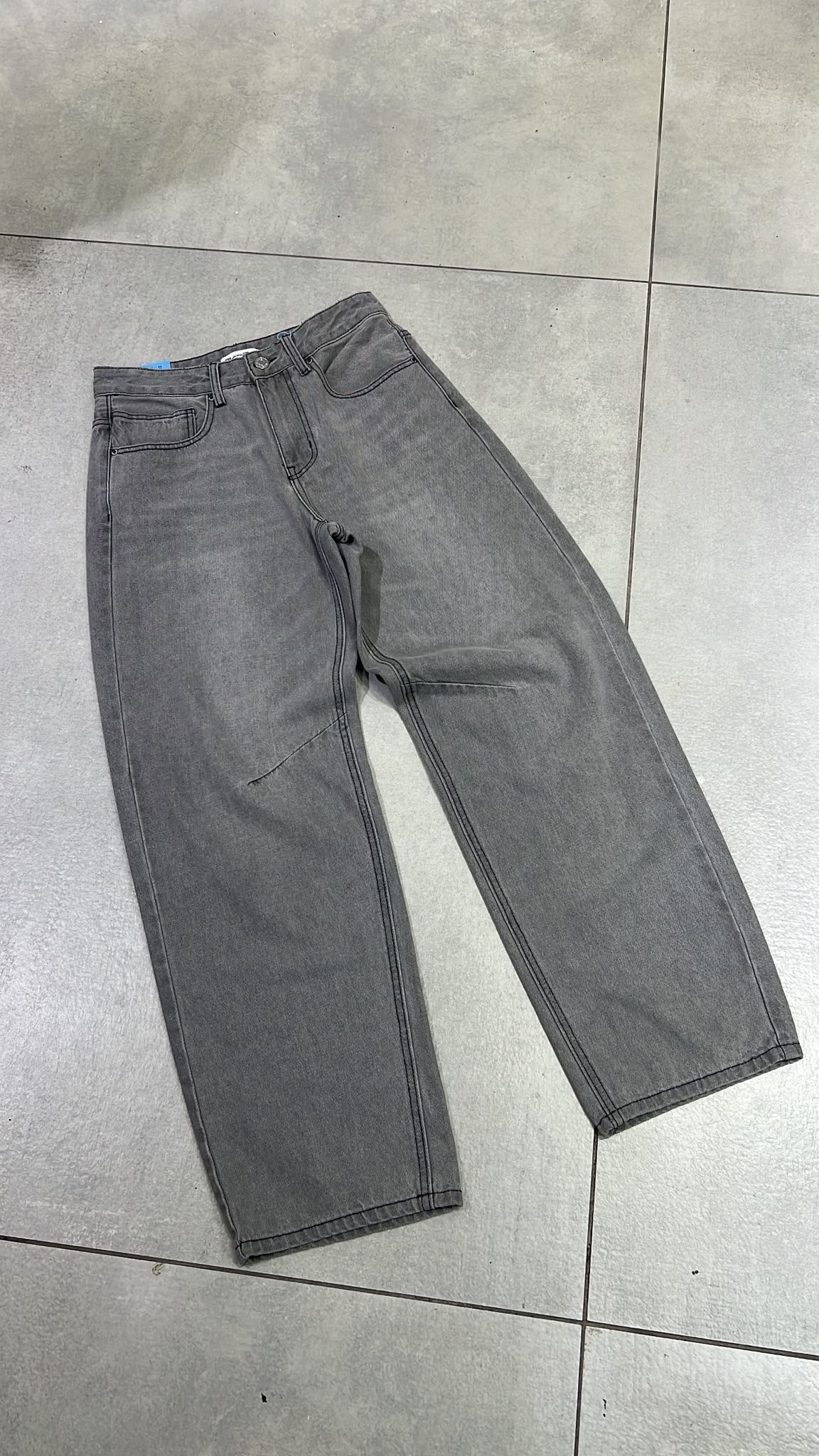 JEANS BALLOON GRAY 3166
