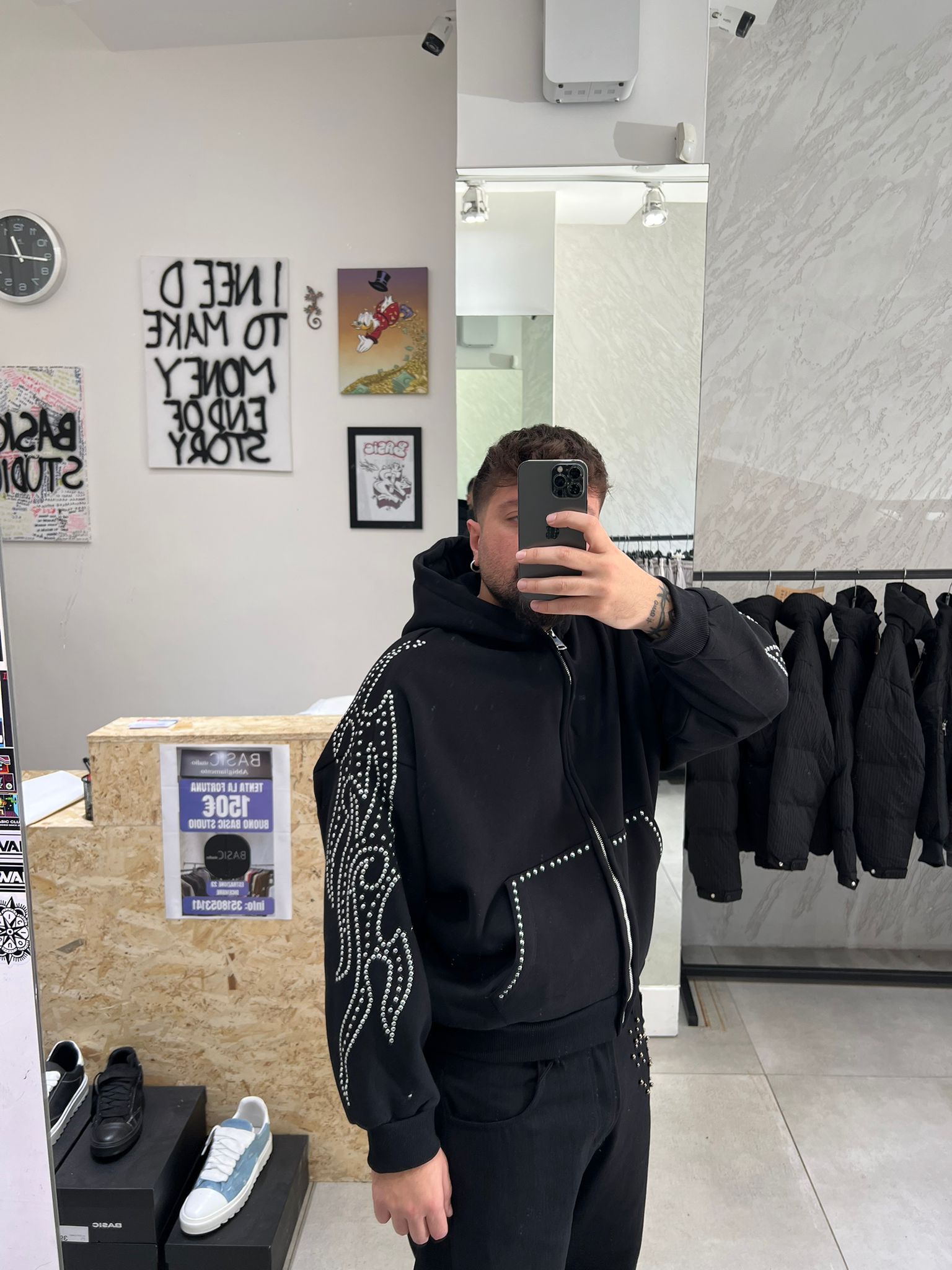 FELPA FLAME BORCHIE 033