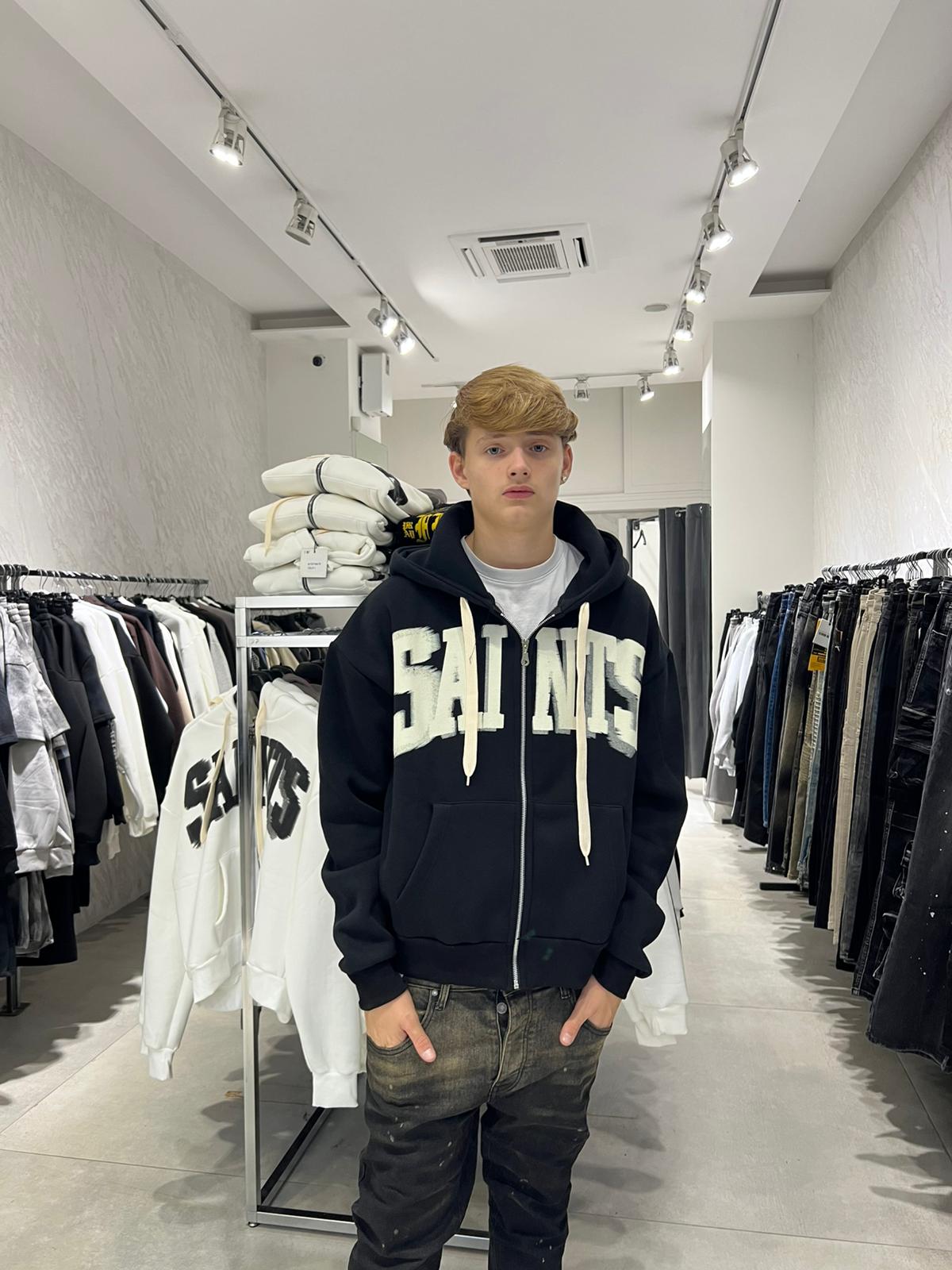 FELPA ZIP SAINTS M1133