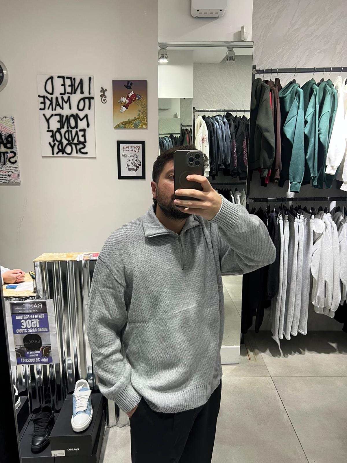 MAGLIONE MID ZIP WD724