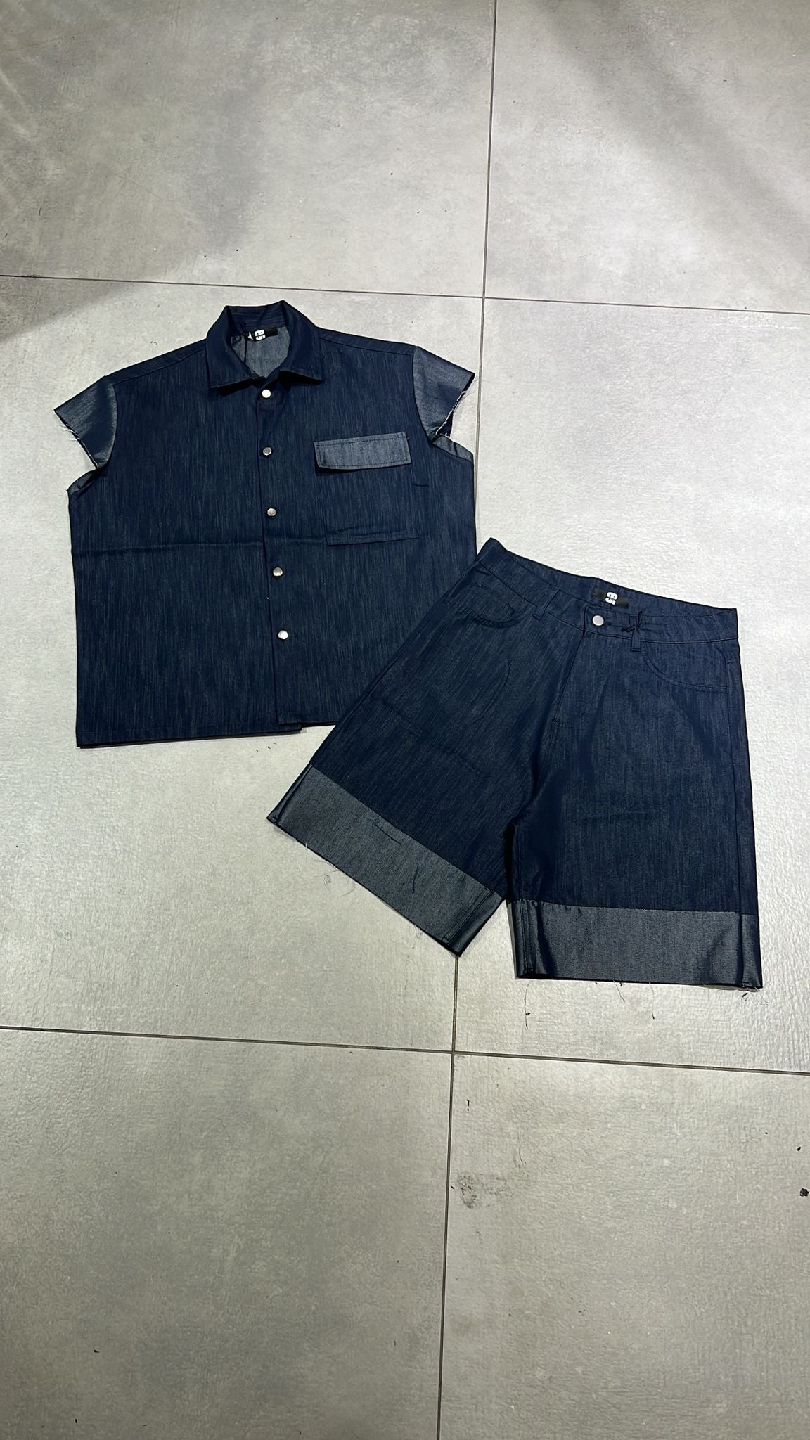 CORDSET DENIM CONTRASTO