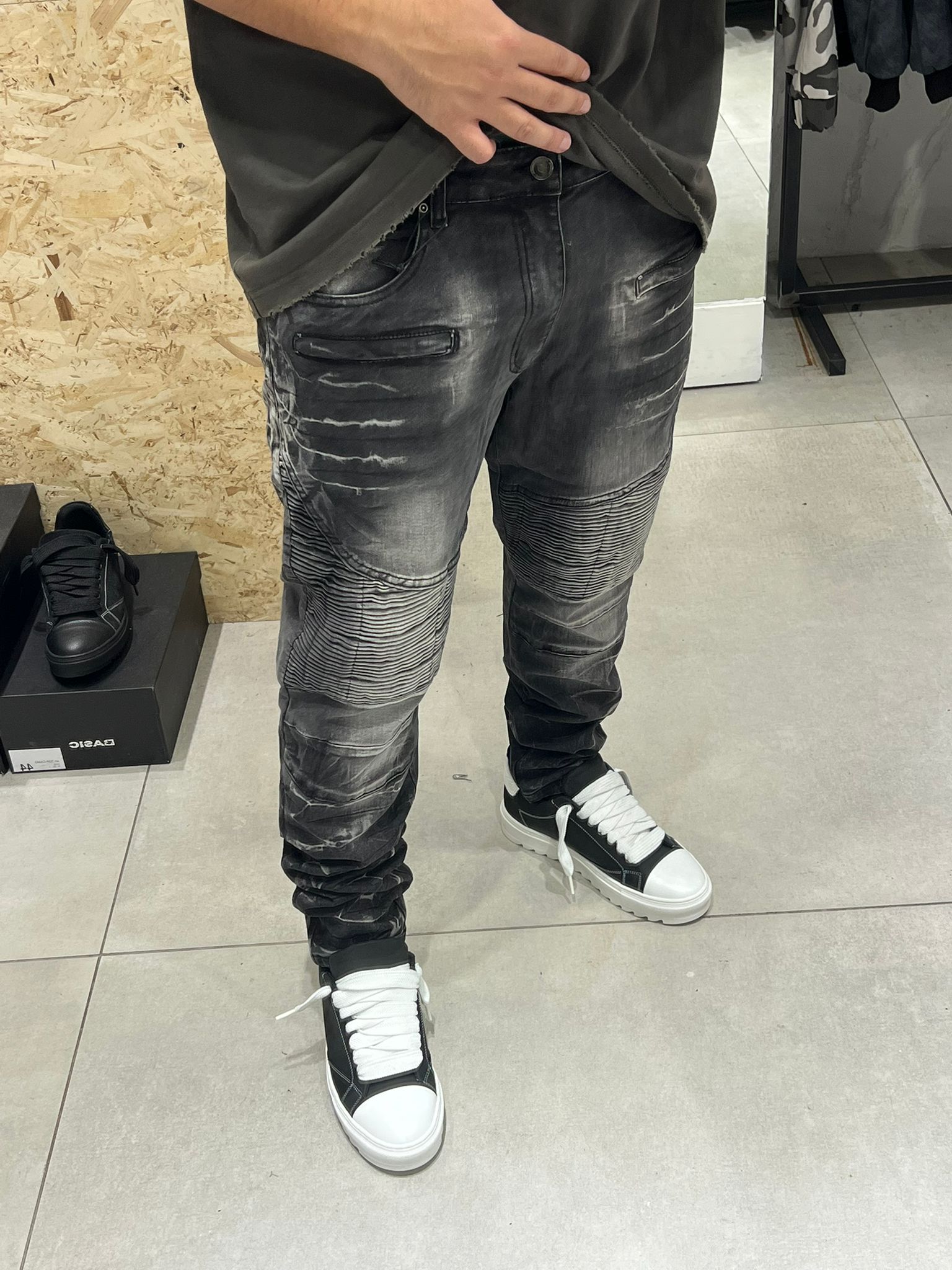 BIKER WASHED 1017