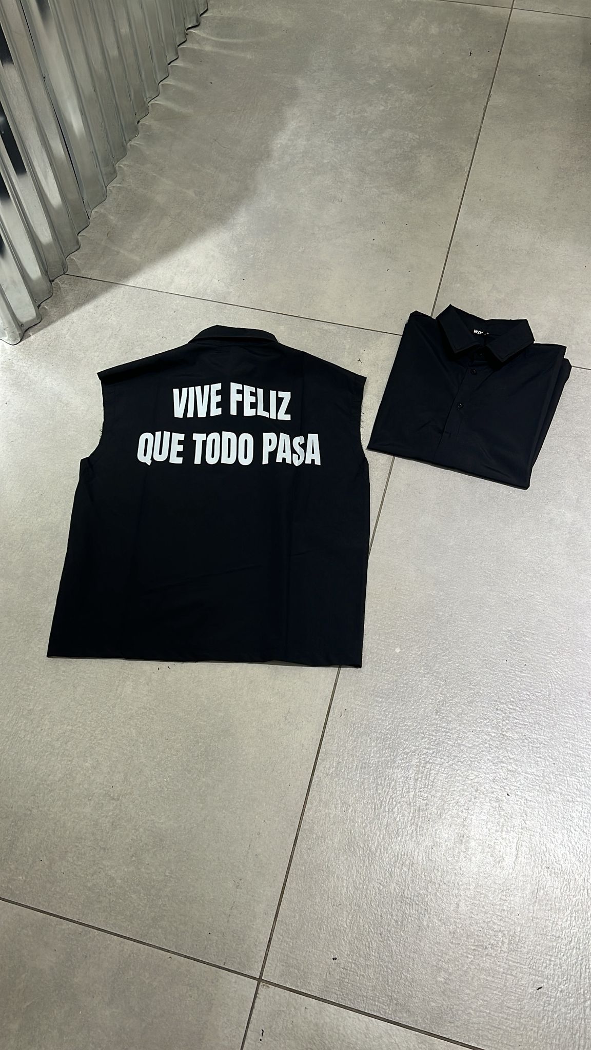 CAMICIA SMANICATA VIVE FELIZ 8120