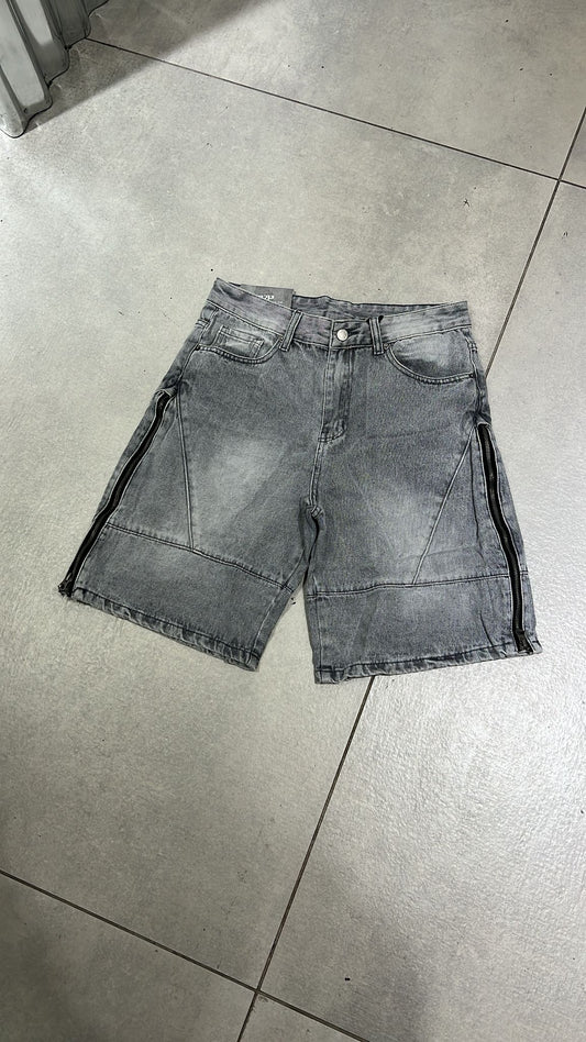 BERMUDA MID ZIP GREY M5-578