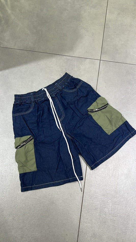 CARGO DENIM/NYLON