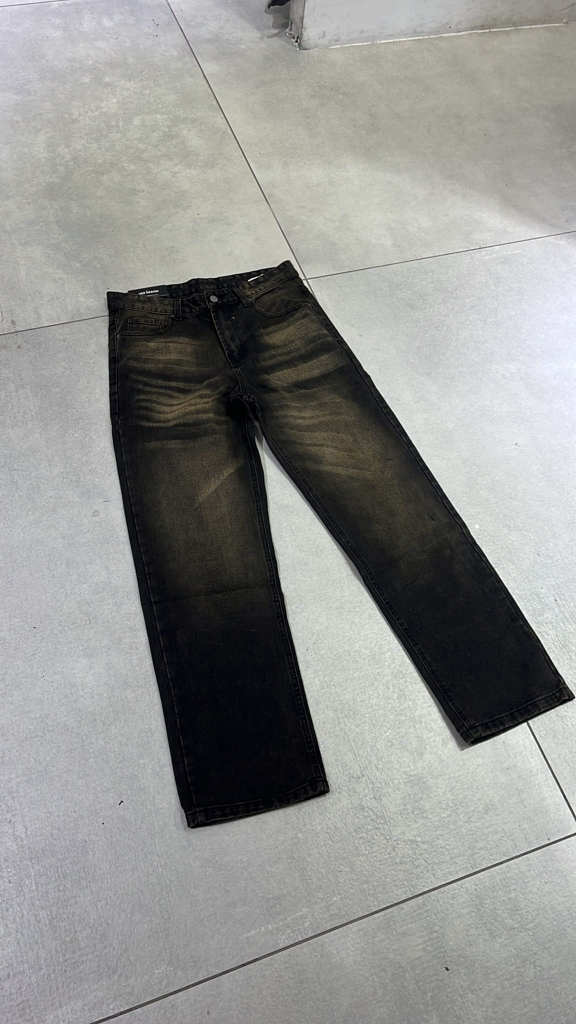 JEANS BAGGY BROWN 716